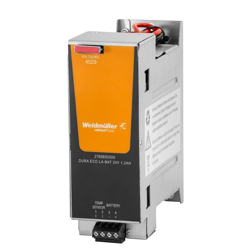 2789890000, WEIDMULLER, DURA ECO LA-BAT 24V 1.2AH BATTERY