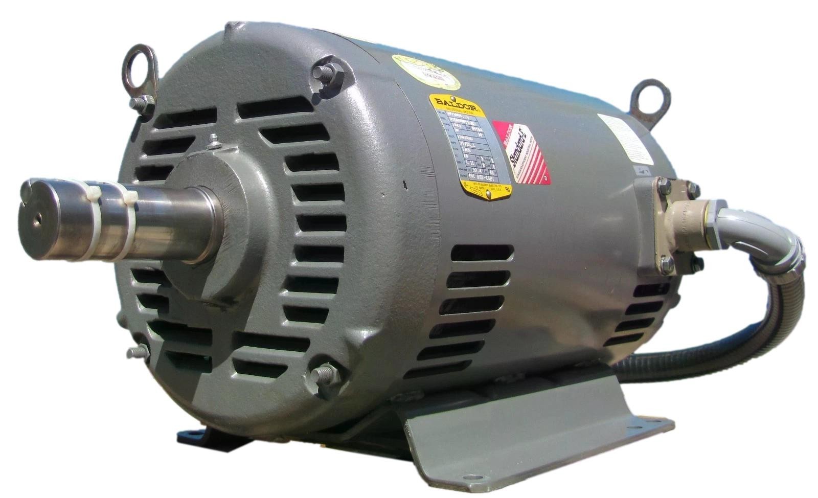 Baldor 30 HP Electric Motor 286T 230/460V 3 Phase 1760 RPM 1-7/8″ Dia. Shaft