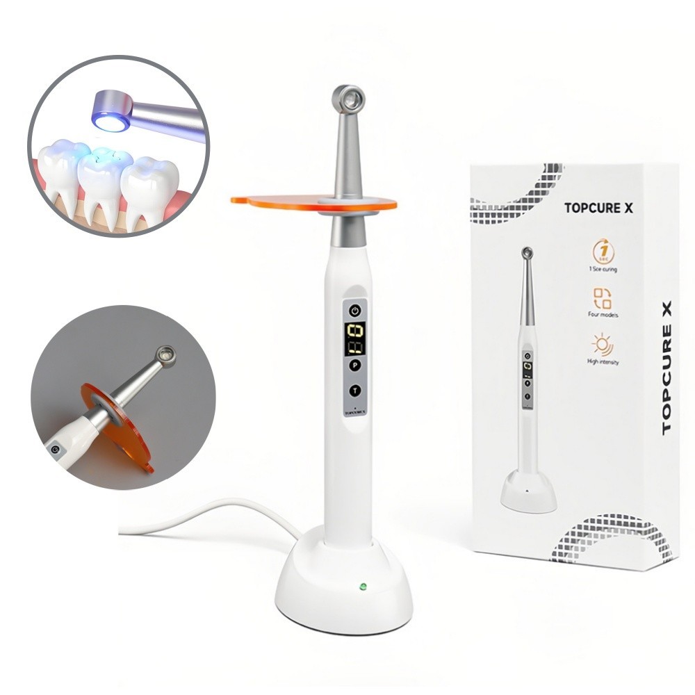Dental Curing Light 360° Oral Access ≥2500mW/cm2 Brute Force Pot Light Joint