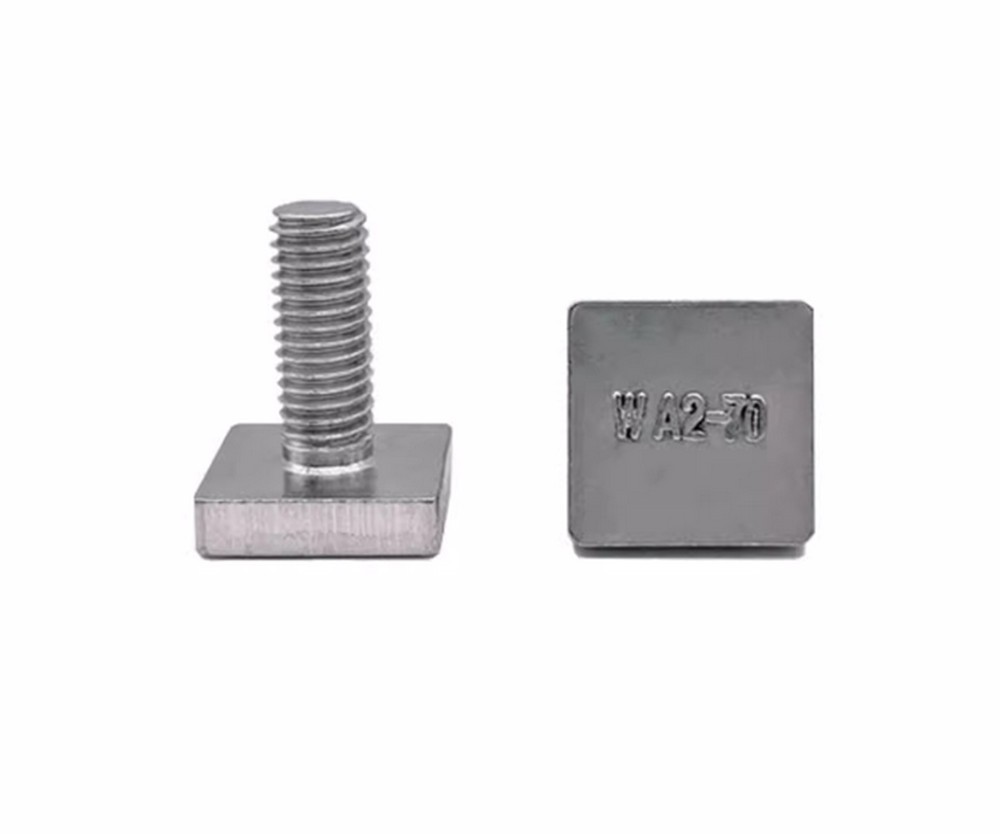 304 Stainless Steel Square Head Bolts With Big Head M8 Length 16mm-50mm