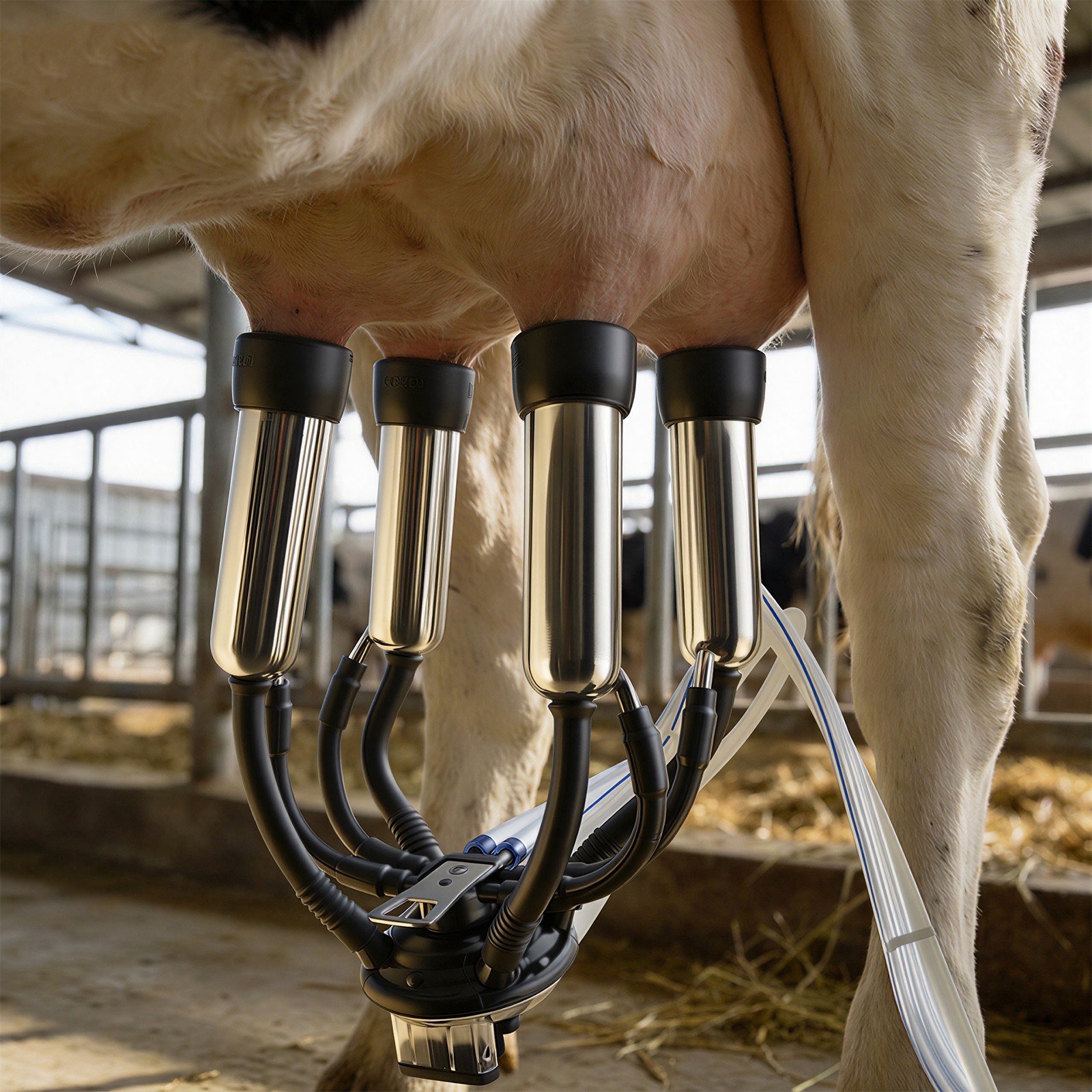 VEVOR Electric Cow Milking Machine Milker Machine 6.6 Gal / 25 L Bucket for Cows