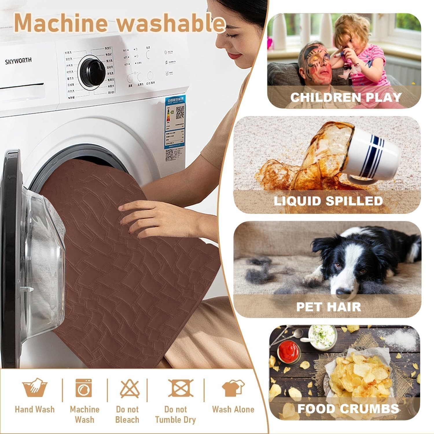 Cubierta 100% Impermeable Para Reclinable Funda Sillon Reclinable Protector Sala