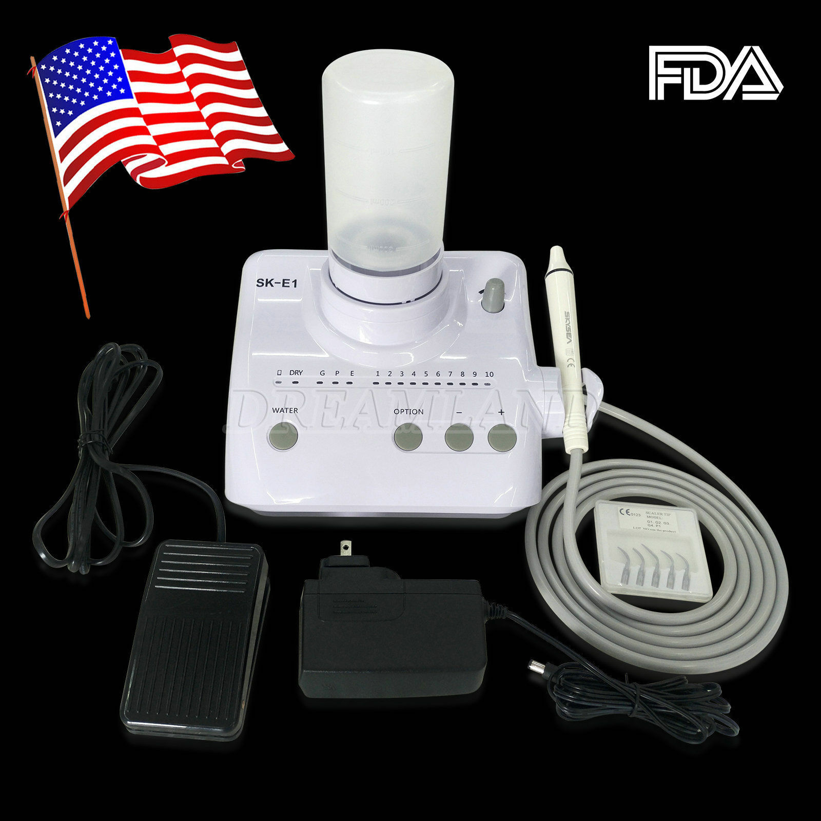 Dental Veterinary Scaling Perio Endo Ultrasonic Scaler for Woodpecker EMS FDA