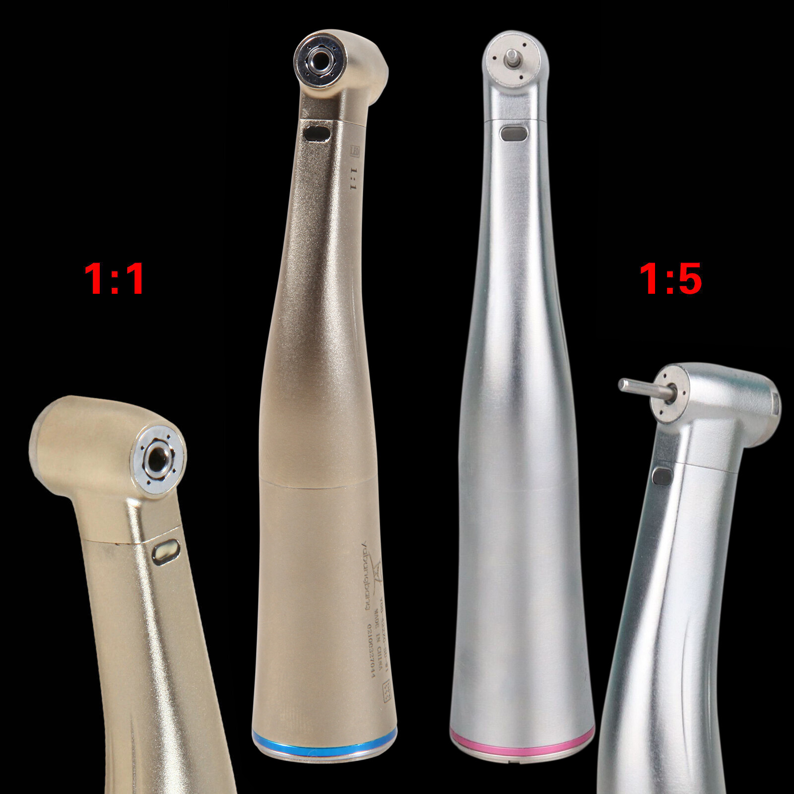 Dental Implant 1:5 1:1 NO-LED /Fiber Optic Contra Angle Handpiece