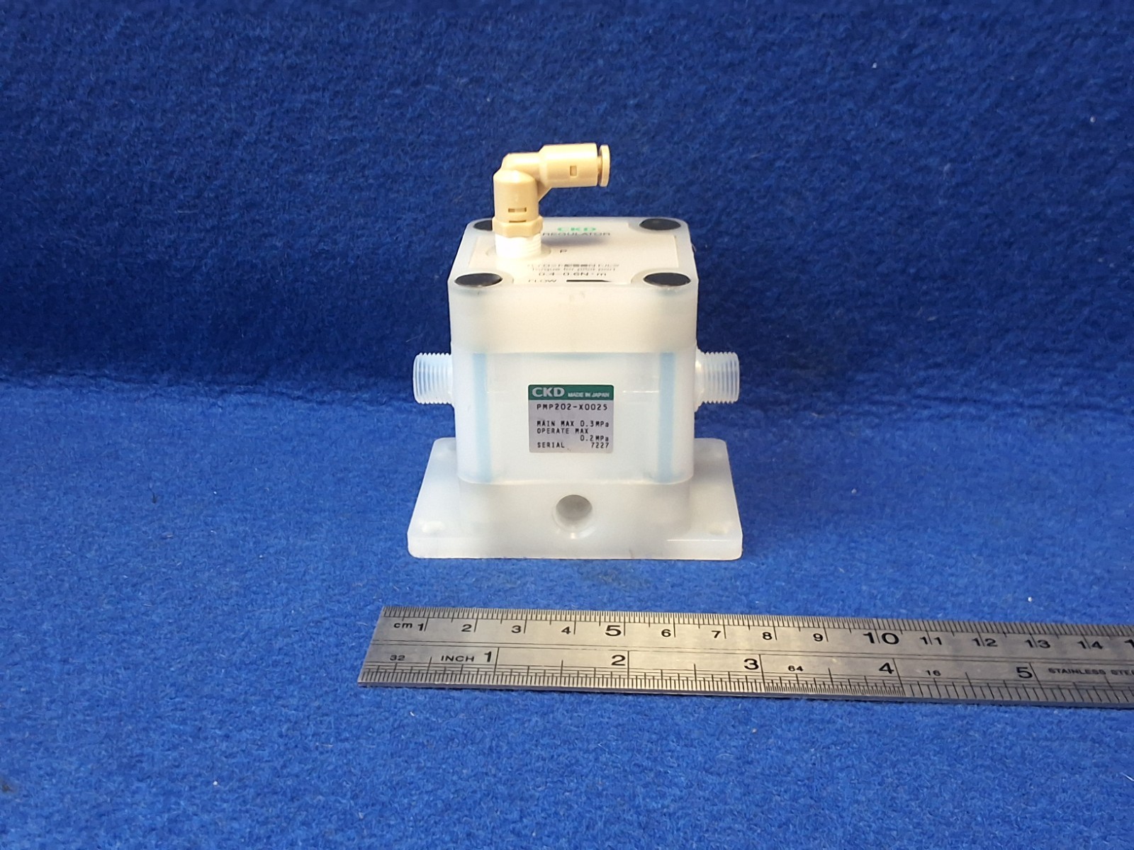 CKD Regulator PMP202-X0025 Main Max-0.3MPa, Operate Max-0.2MPa.