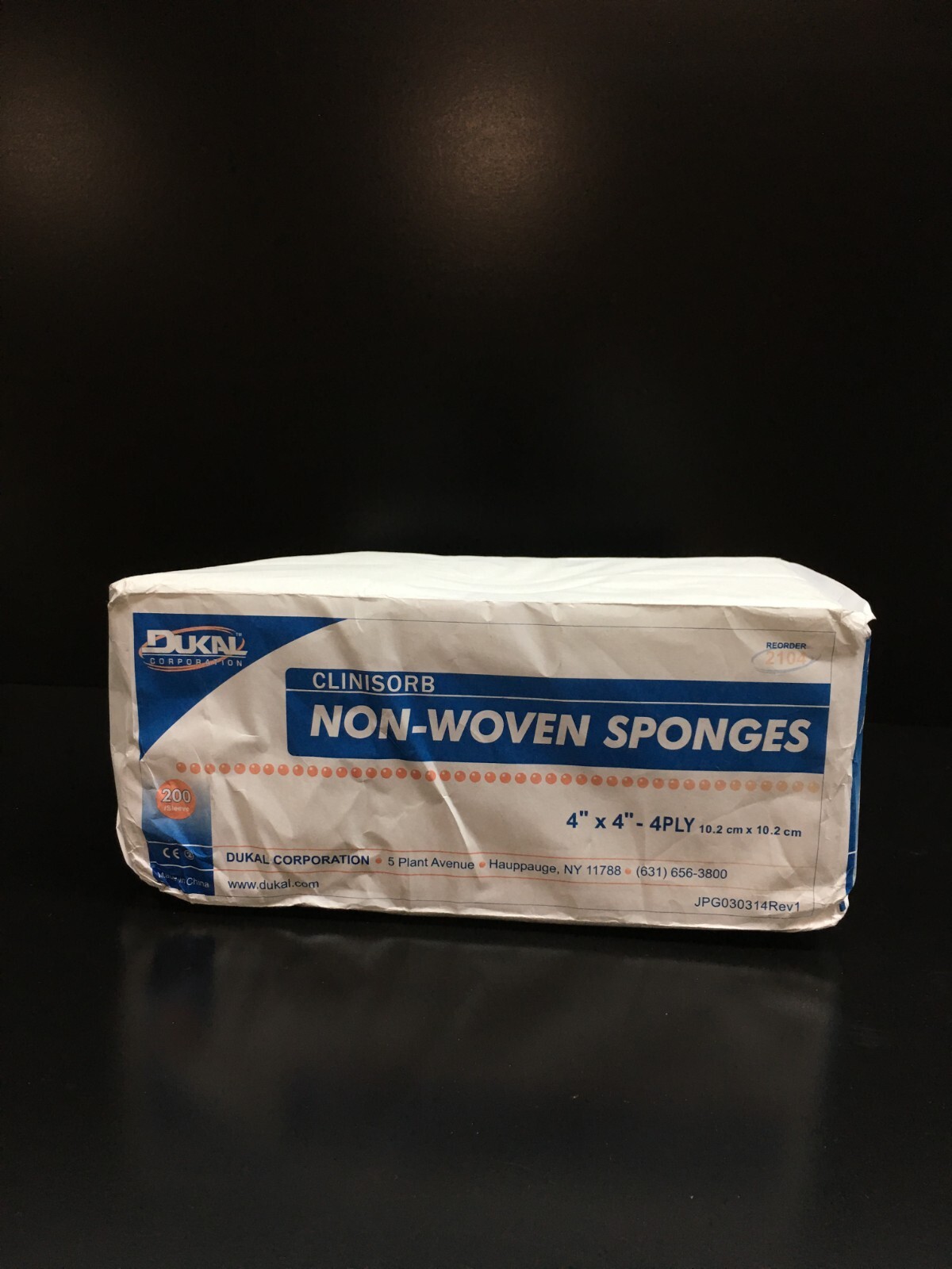 Dukal REF 2104 CLINISORB Non Woven Sponges 4″x4″ 4PLY