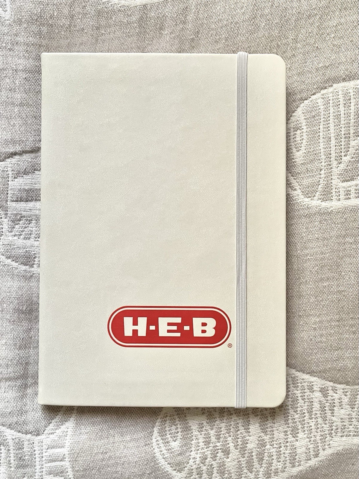 Rare HEB Employee Gift Memorabilia Store Branded Hardcover Notebook Ruled White