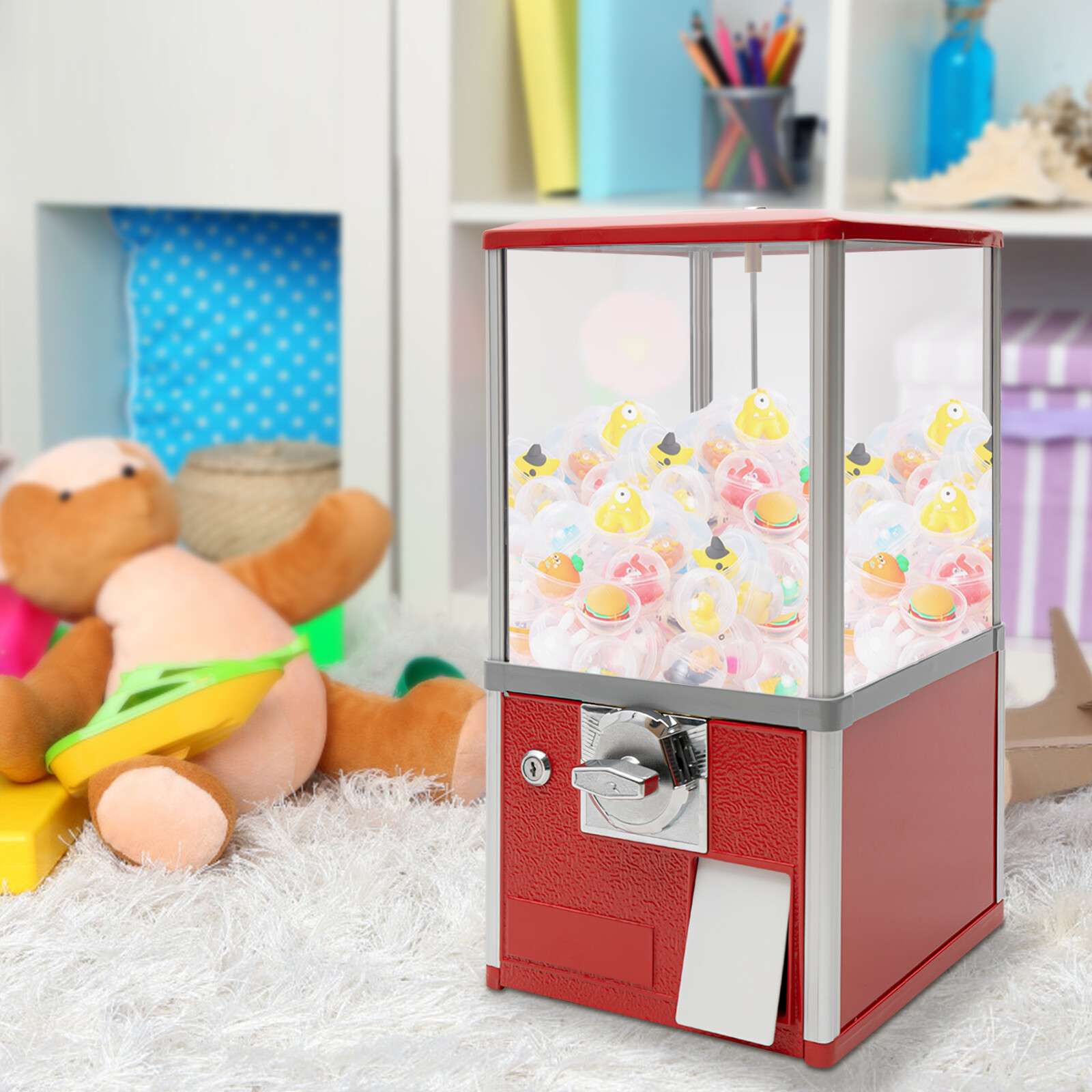 Bulk Vending machine Candy Ball Gumball Toy Capsule Vending Device 1.1-2.1” Ball