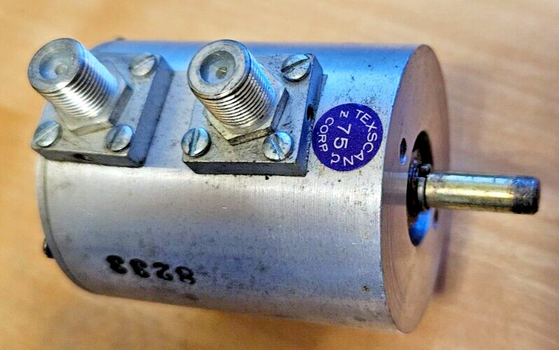 Texscan RA-70 0-70dB 10dB Step Variable RF Attenuator 75Ohm Type-F Ham Fox Hunt