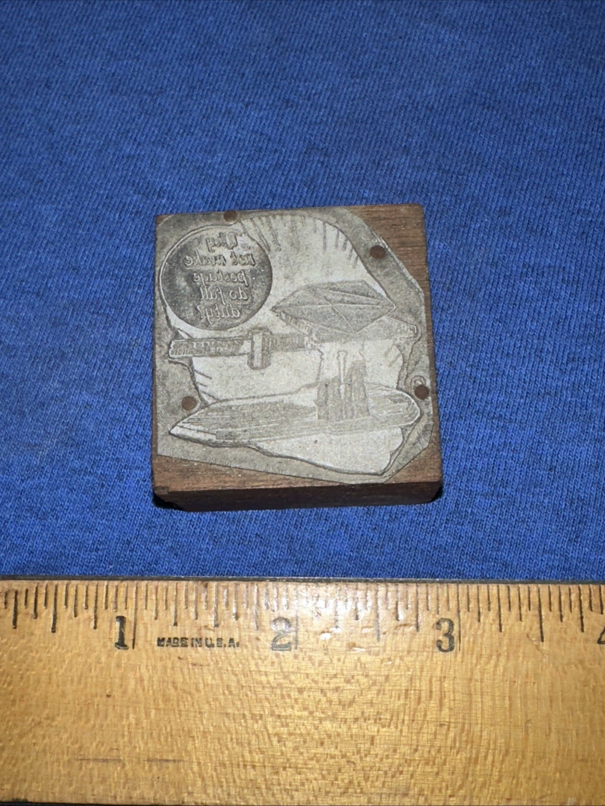 Printing Block ( Why Not Make Postage Do Full Duty?) Letter