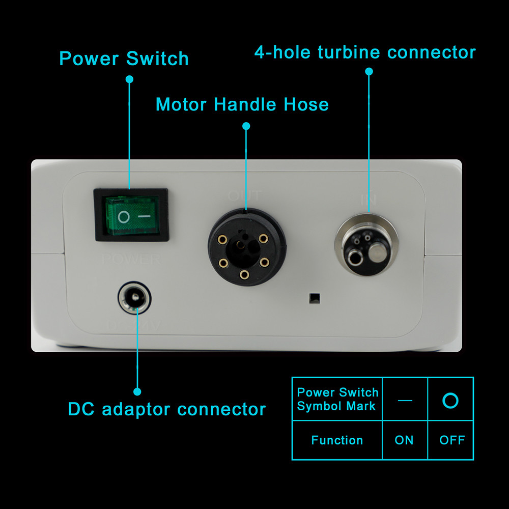 Dental Internal Spray Electric Motor W/1:5 1:1 16:1 Contra Angle Handpiece