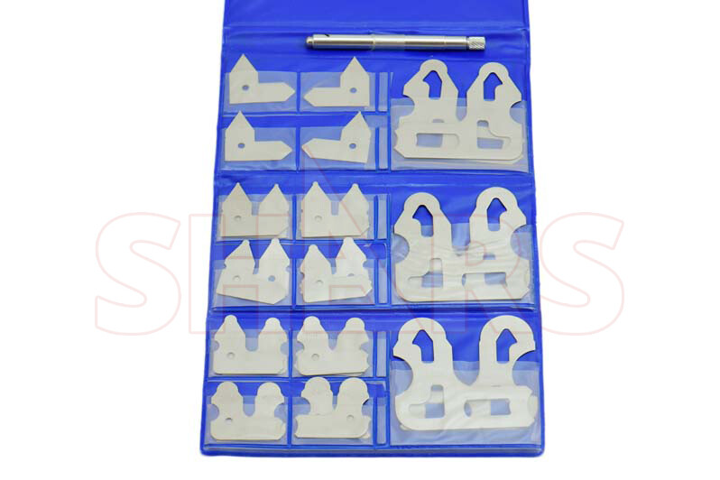 SHARS .010-.500″ Radius Gage 26 PCS Set NEW !