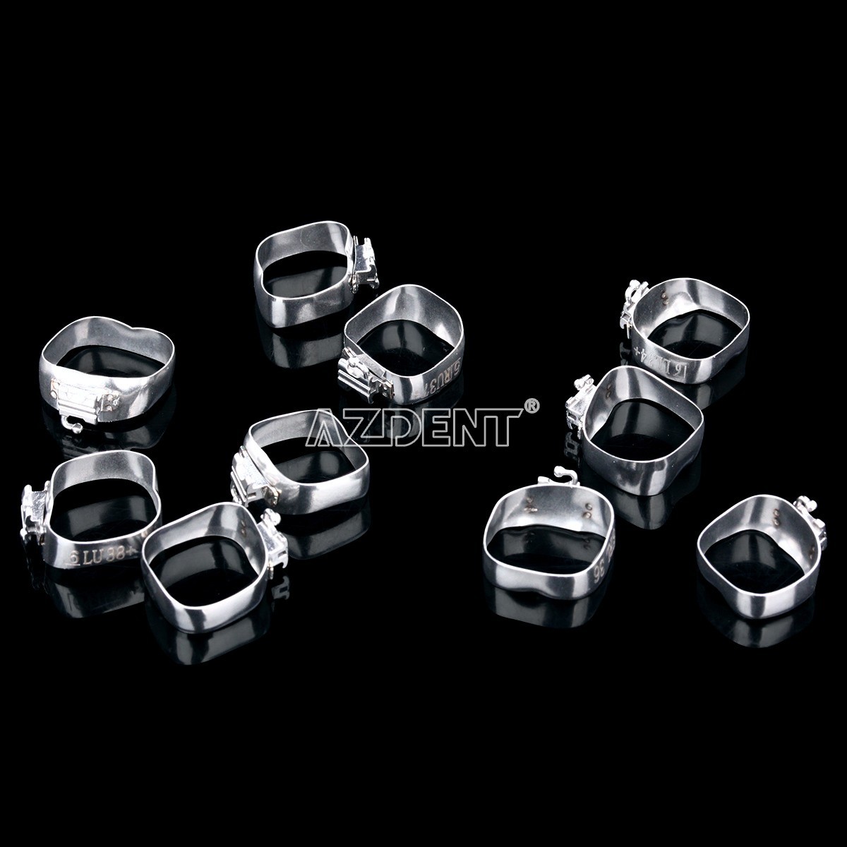 Dental M Series Bands Buccal Tube Prewelded 1st Molar Roth 0.022 36#-40+# U/L