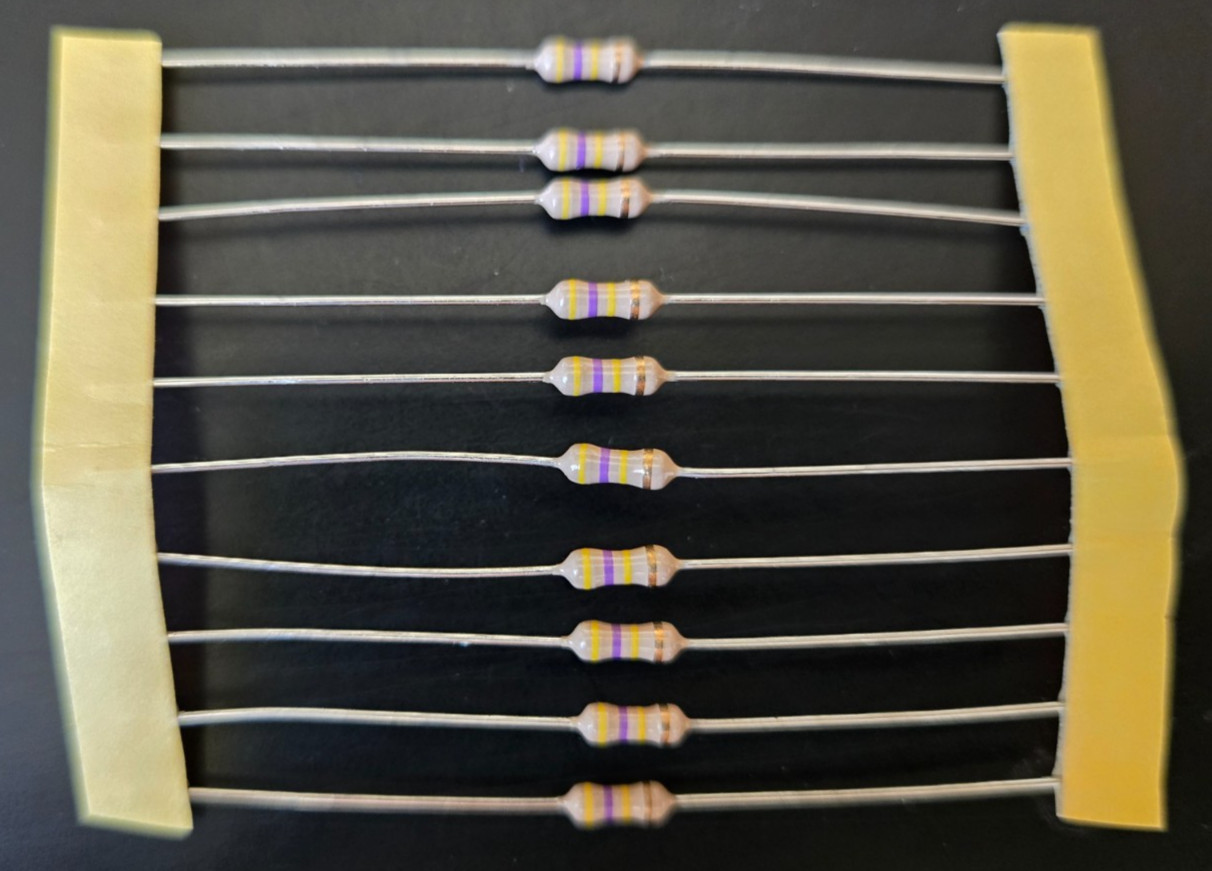 10pcs 470k ohm 1/4W 5% Metal Film Precision Axial Resistors ~ NEW ~