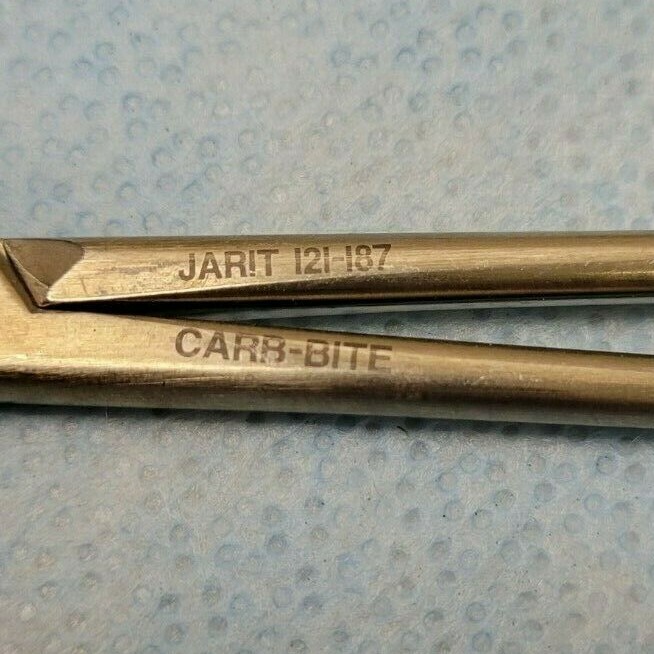 Jarit 121-187 9″ Groove Tip Carb-Bite DeBakey Vascular Needle Holders Orthopedic
