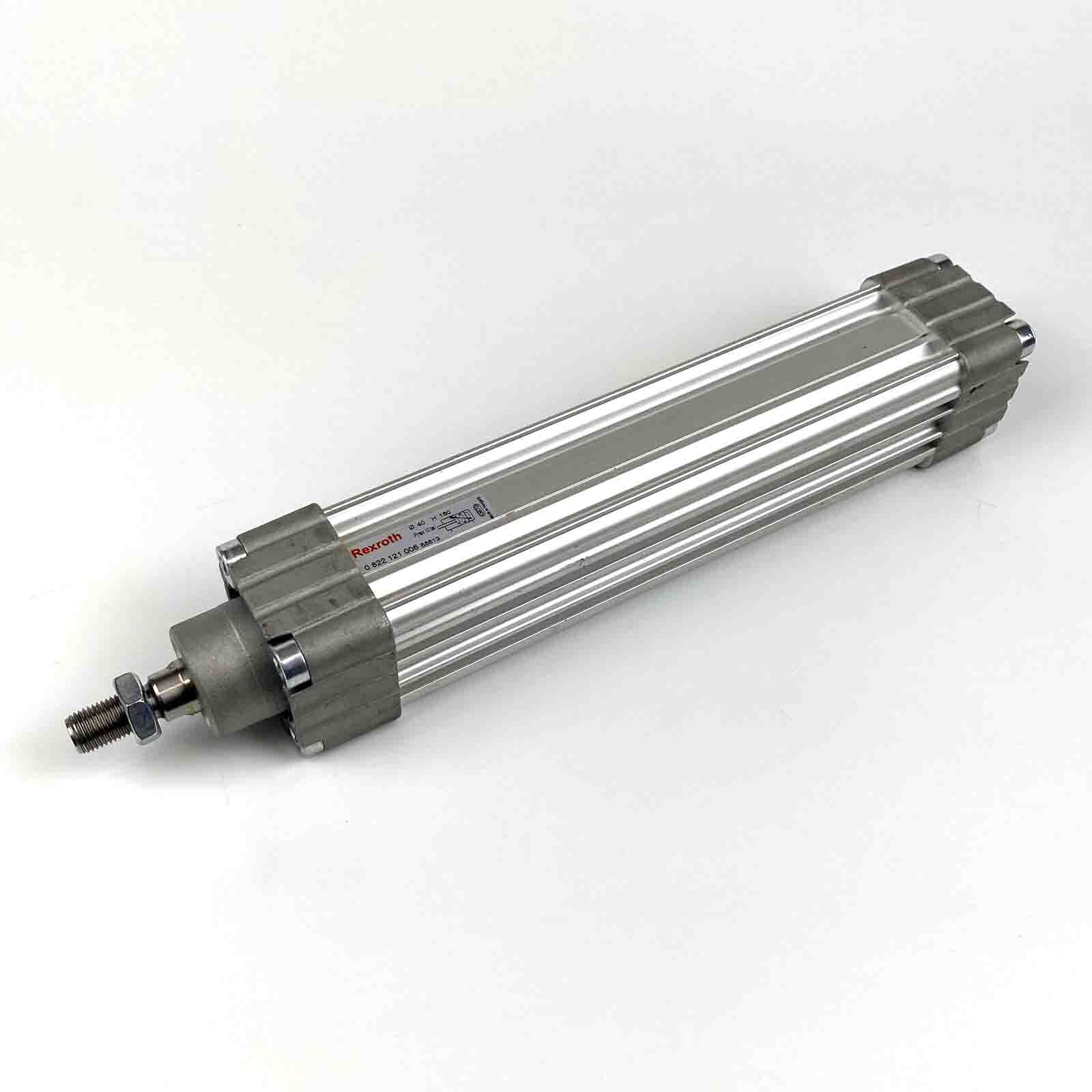 Rexroth 0822 121 006 Pneumatic Compact Cylinder Ø40mm Stroke 160mm, Used