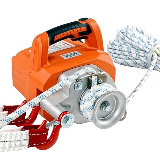 SuperHandy Electric Portable Winch Capstan Hoist Brushless Motor GUO076 – ORANGE
