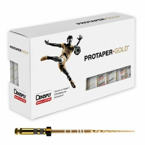Dentsply ProTaper Gold Rotary Files F1,F2,F3,S1,S2,SX-F3 6 files packs Blister
