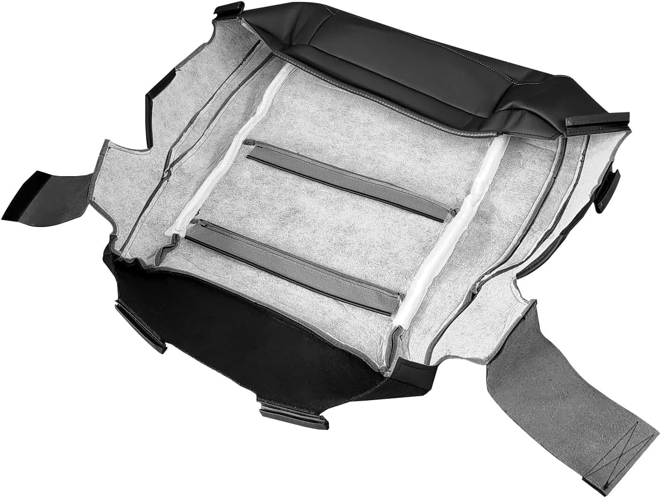 Driver Bottom Leather Seat Cover for 2015-2022 Chevy Colorado GMC Canyon Black