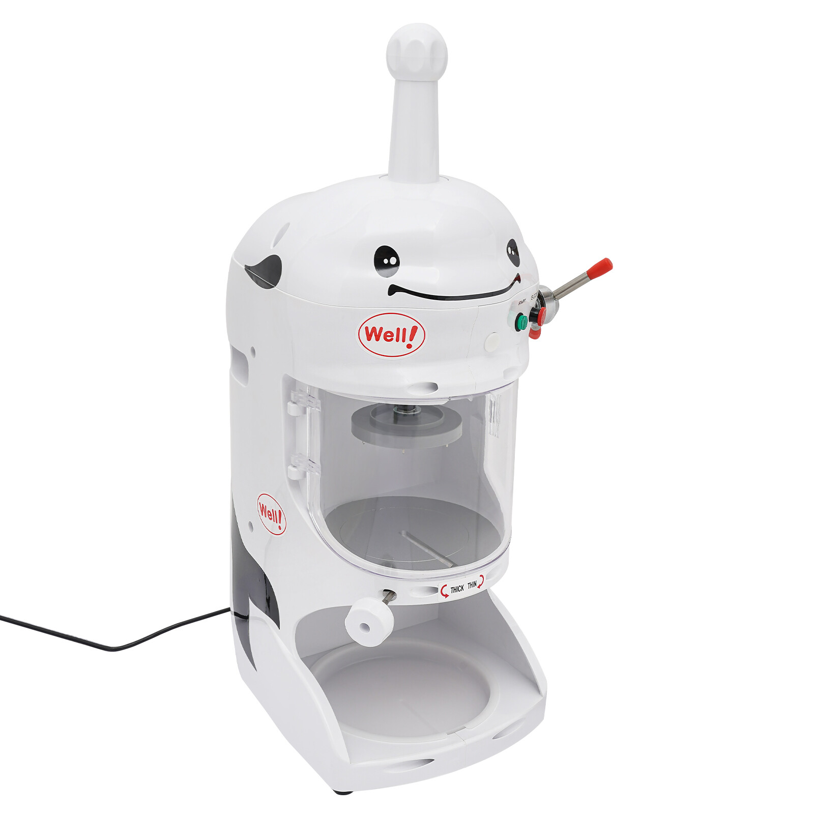 Ice Cub Shaved Ice Machine Commercial Ice Shaver Snow Cone Maker Premium 350W