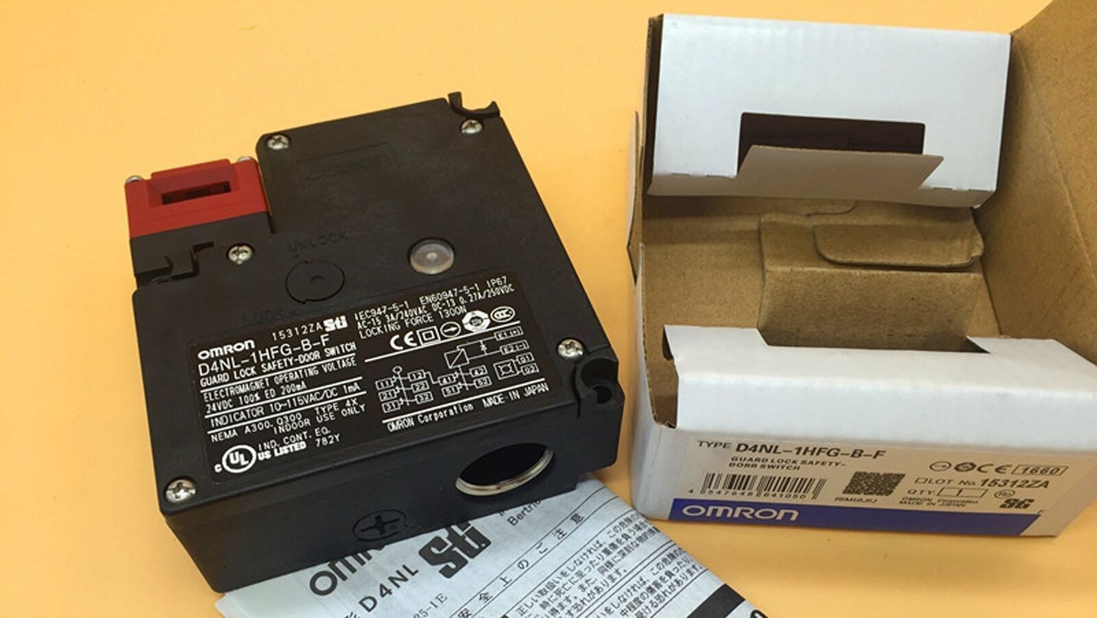 FOR OMRON 1PC NEW Safety Door Switch D4NL-1HFG-B-F FREE SHIPPING US Free TAX