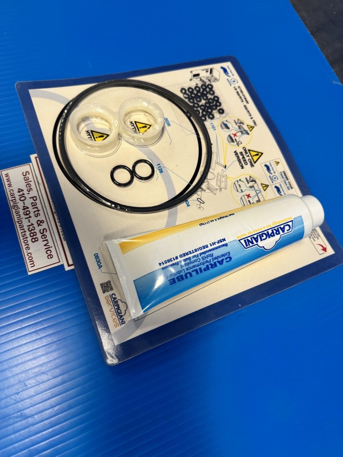 Carpigiani Parts Batch Freezer LB 502 G RTX 6 Months Carpi Care Kit