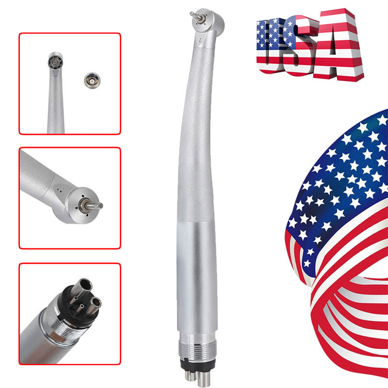 Dental Mini Small Head High Speed Handpiece Pedo Pediatric Push Button 4 Holes