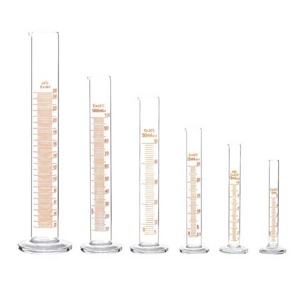 5ml – 1000ml Transparent Graduated Measuring Cylinder with Stopper Lab Supplies