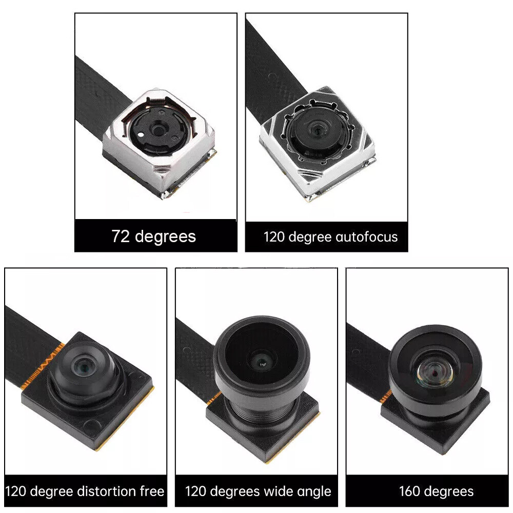 2x 78MM OV5640 Camera Module 72-160 Degree Auto Focus 5 Million Pixels DVP US
