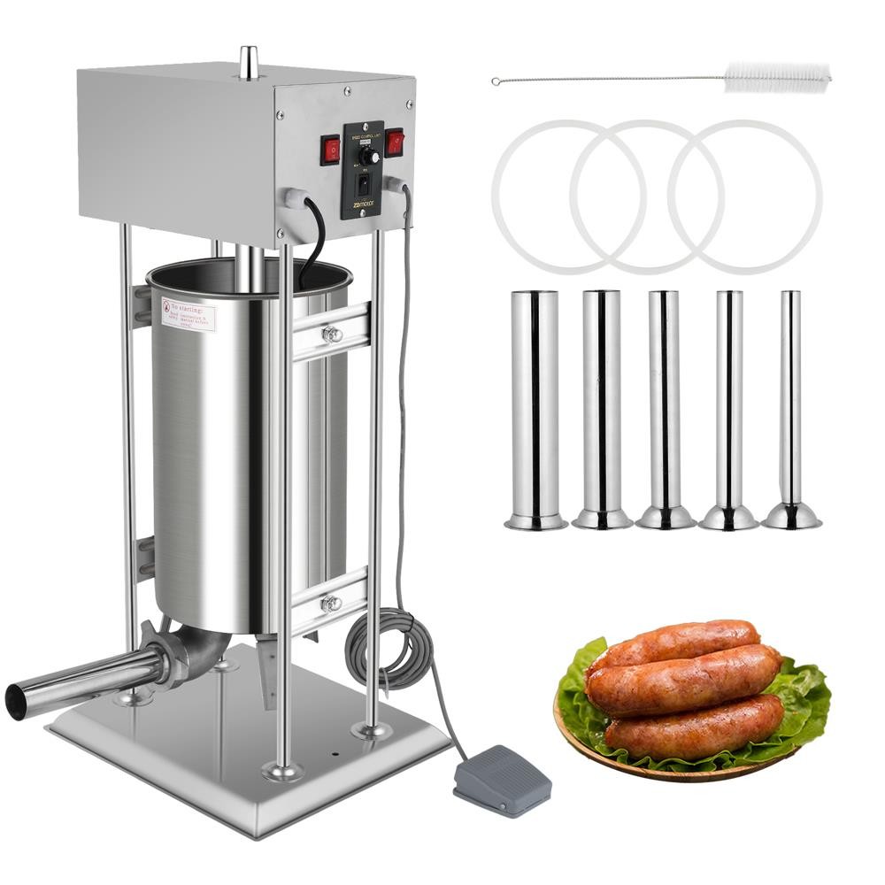 ROVSUN Commercial 15L Sausage Stuffer Maker Machine Catering Kitchen Food Meat