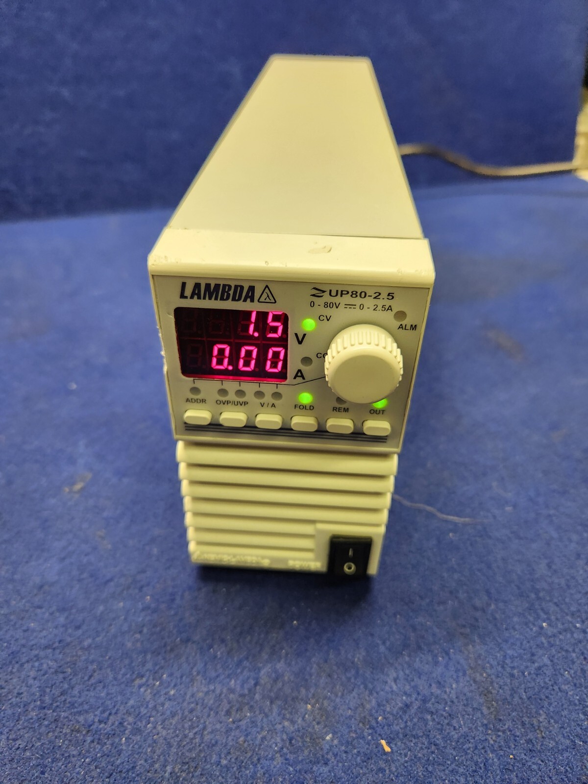 NEMIC-Lambda ZUP80-2.5 Power Supply, Programmable, 200W, 0 to 80V, 0 to 2.5A