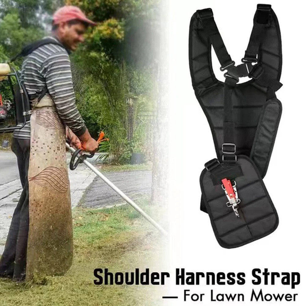 Double Shoulder Strimmer Padded Belt Harness Strap for Brush Cutter& Trimmer US