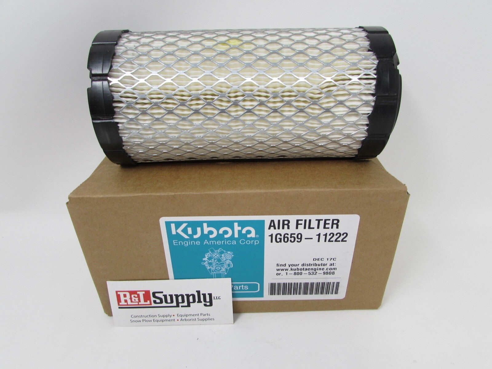 NEW GENUINE KUBOTA AIR FILTER PART # K1211-82320, K2581-82310, 1G659-11222