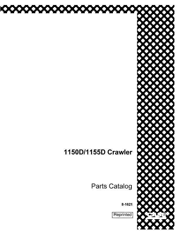 CASE 1150D,1155D CRAWLER PARTS CATALOG