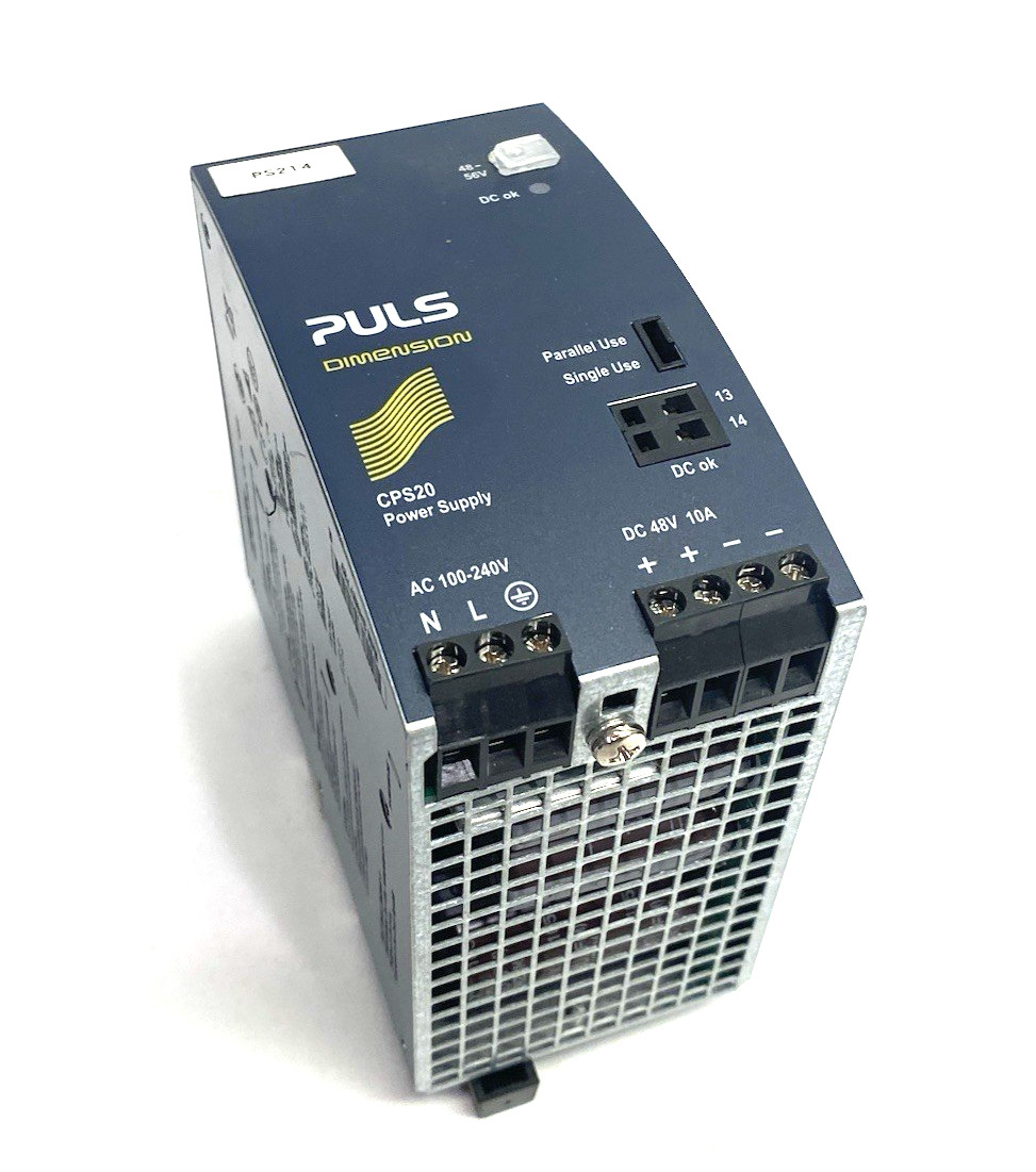 Puls CPS20.481 Single Phase Power Supply 10A 48V