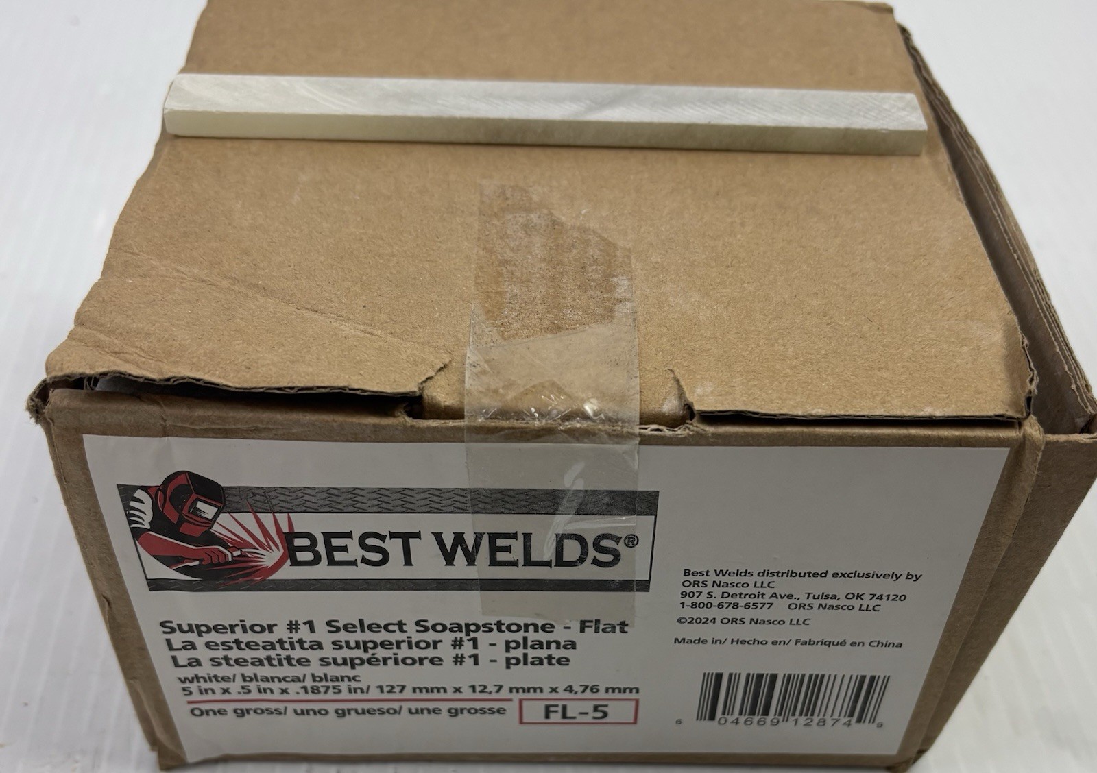 Best Welds Flat 5″ Soapstone (Box of 144) – FL-5