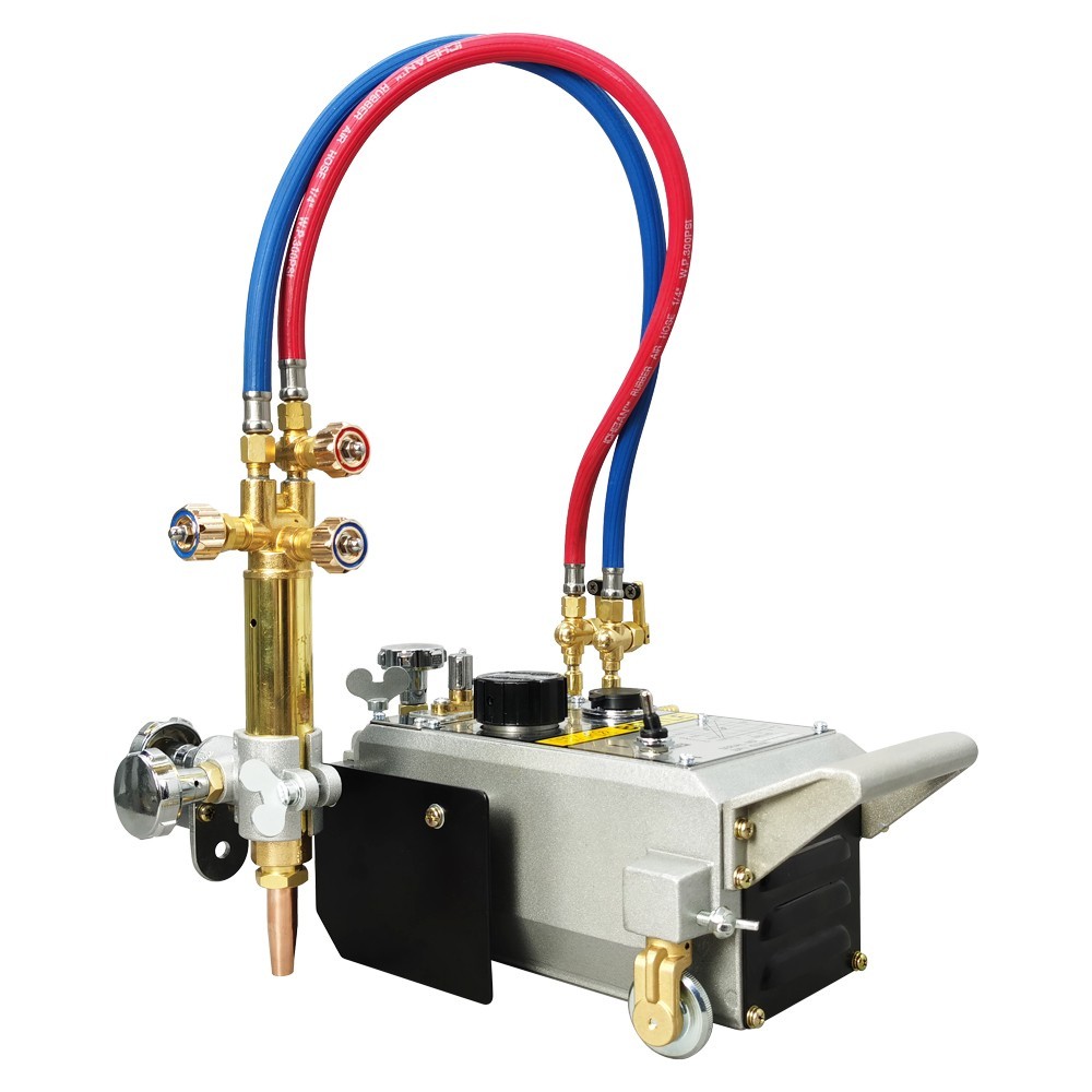 110V Auto Gas Cutter HK12 Torch Track Burner Gas Cutting Machine+2 Tracks