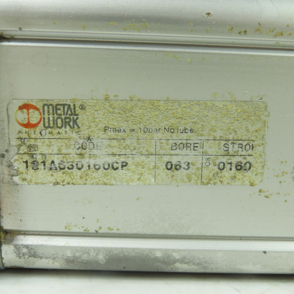 Metal Work 121A630160CP Double Acting Pneumatic Cylinder 63mm Bore 160mm Stroke