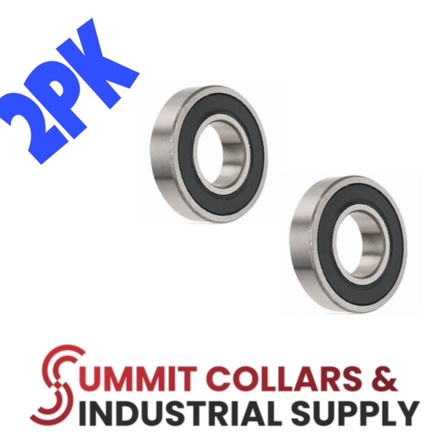 (2) 6204 2RS C3 PREMIUM RUBBER SEALED BEARING 20X47X14MM EMQ SHIPS SAME DAY