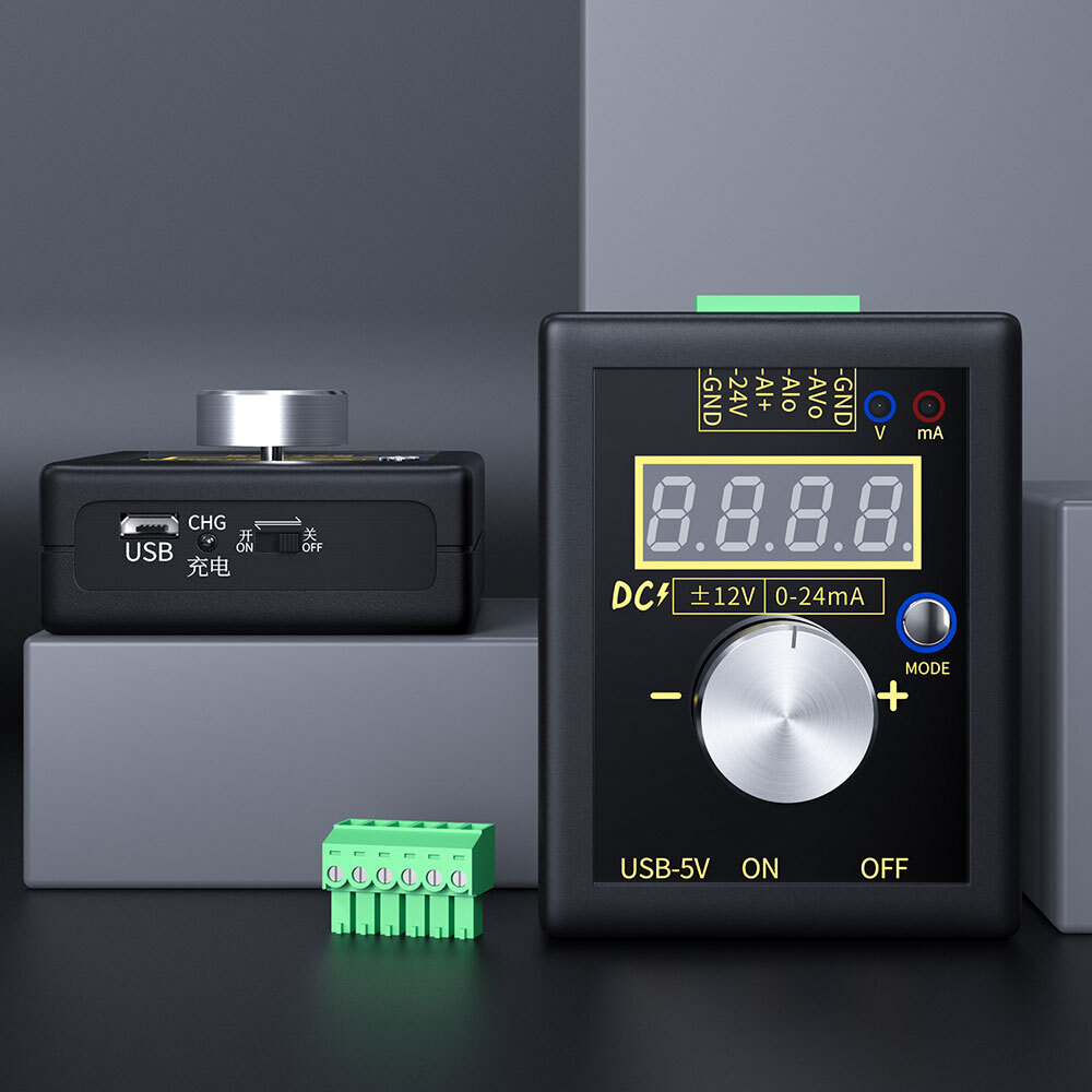 New 4-20mA 0-10V Voltage Digital Signal Generator 0-20mA Current Transmitter USA