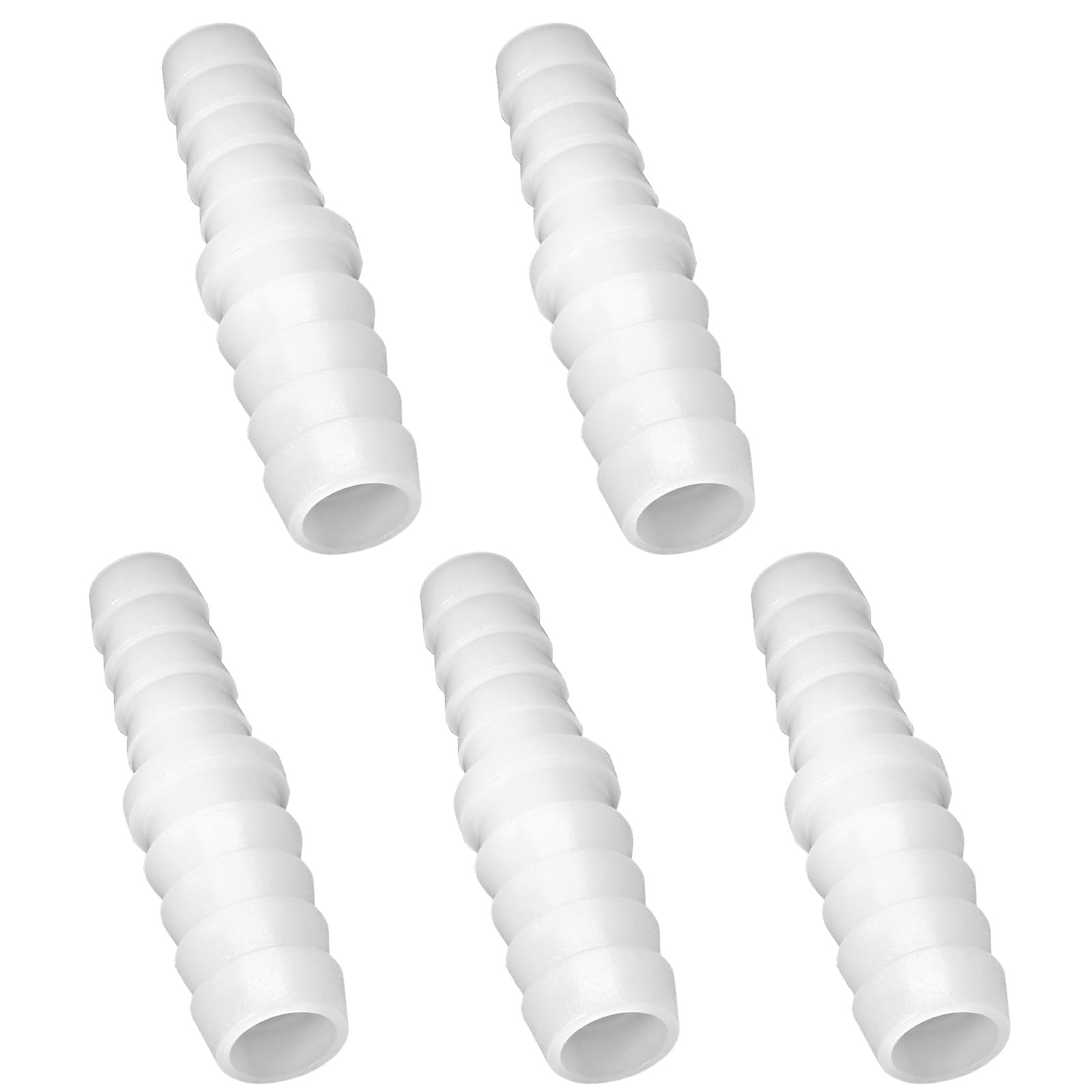 Bonsicoky 5 Pcs Plastic Hose Barb Reducer Fitting, 3/8″ to 5/16″ Hose Barb Un…