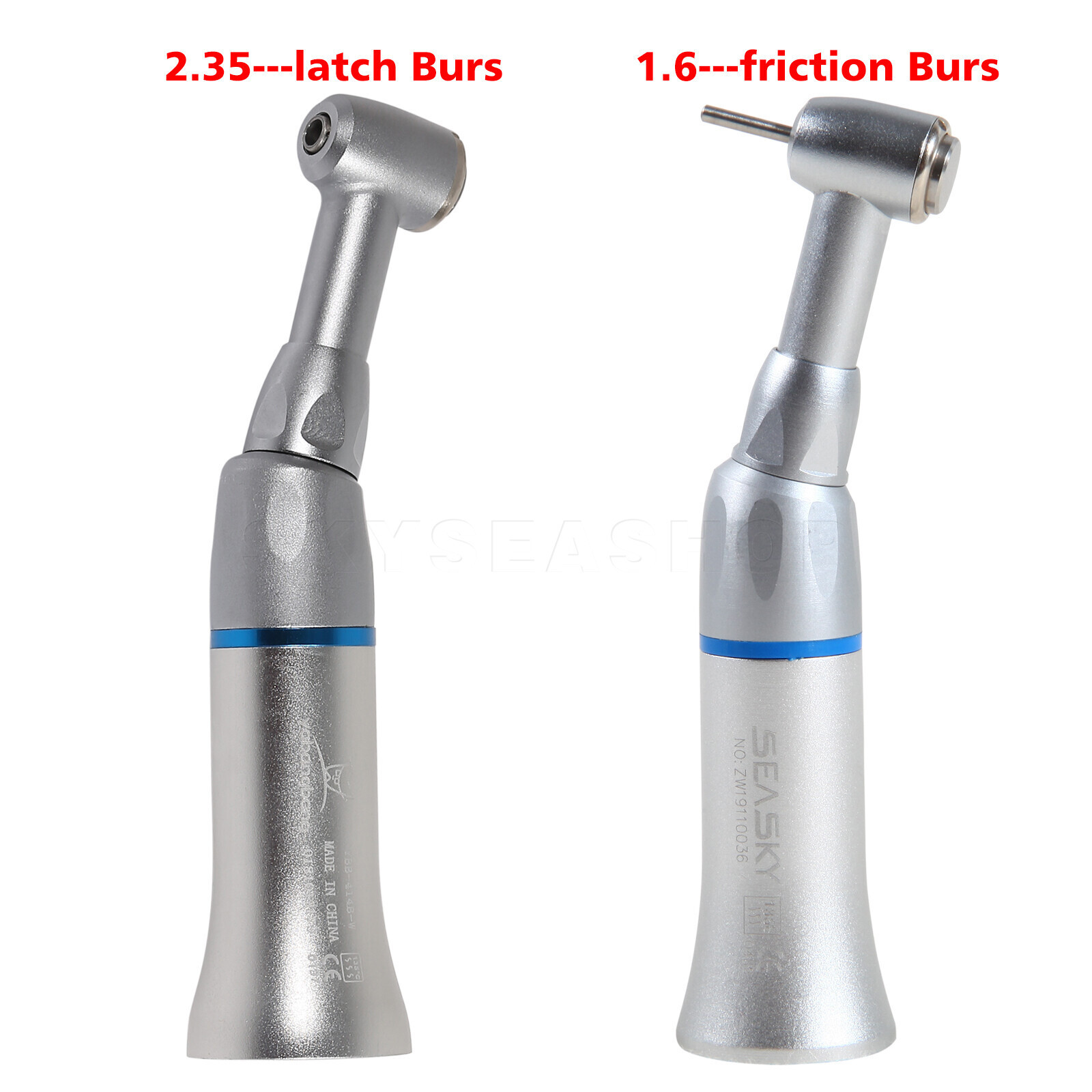 RA 2.35mm / FG 1.6mm Burs Contra Angle Handpiece Slow Low Speed Dental