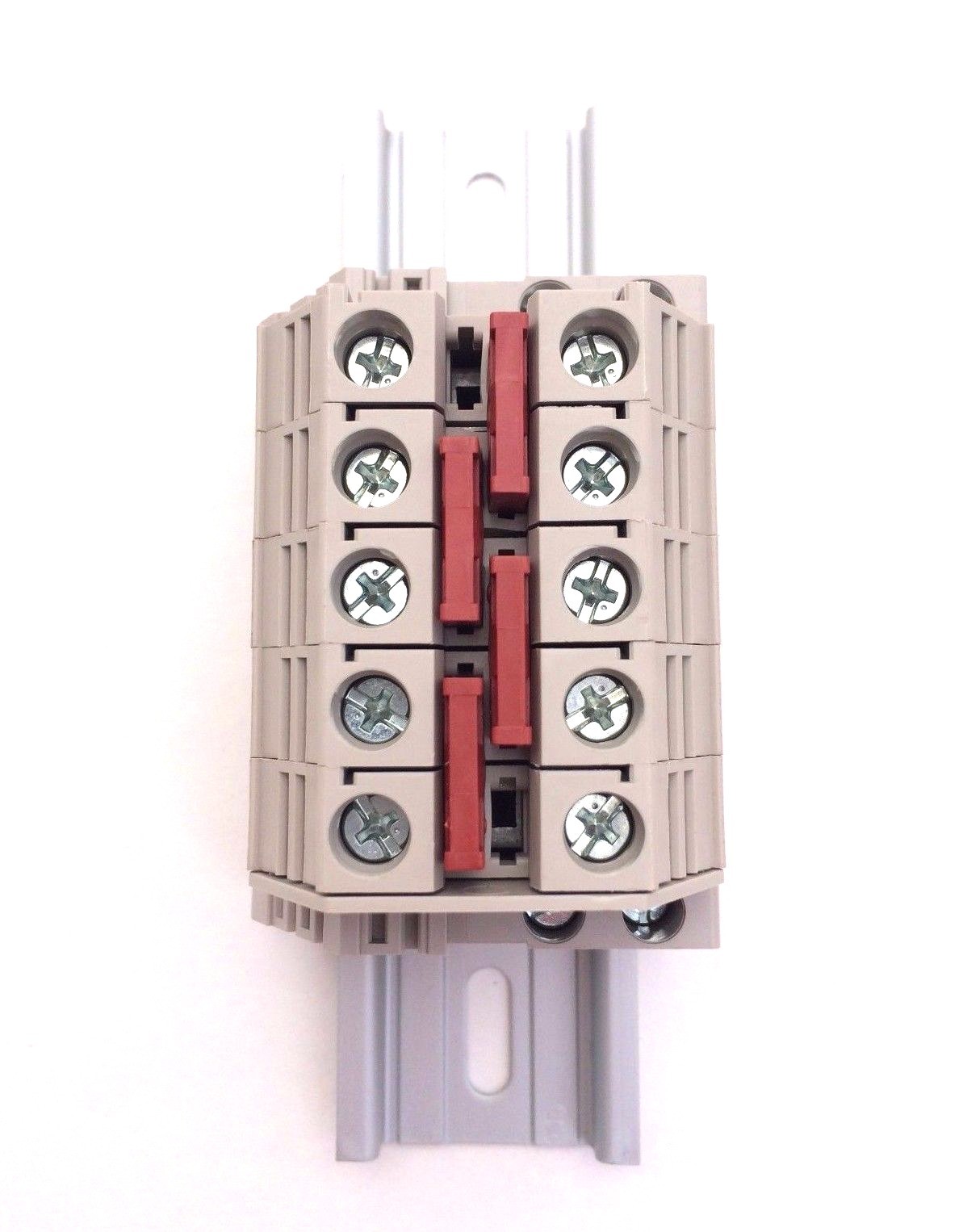 Solar Combiner Box Connector DIN Rail Terminal Blocks Dinkle 6AWG 60A 600V