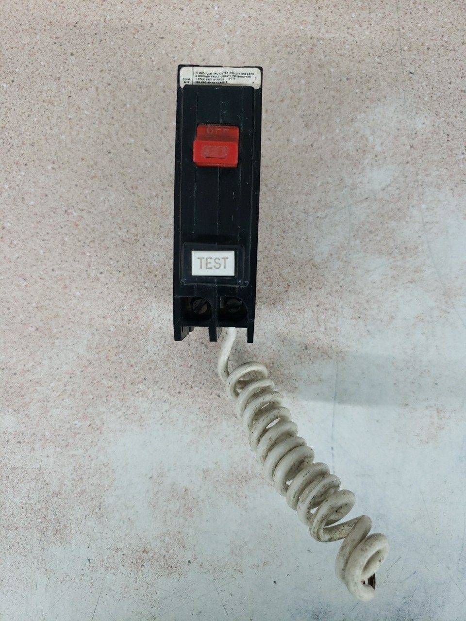 BRYANT QBGF1020 20A 1POLE 120VA BOLT ON GROUND FAULT BREAKER