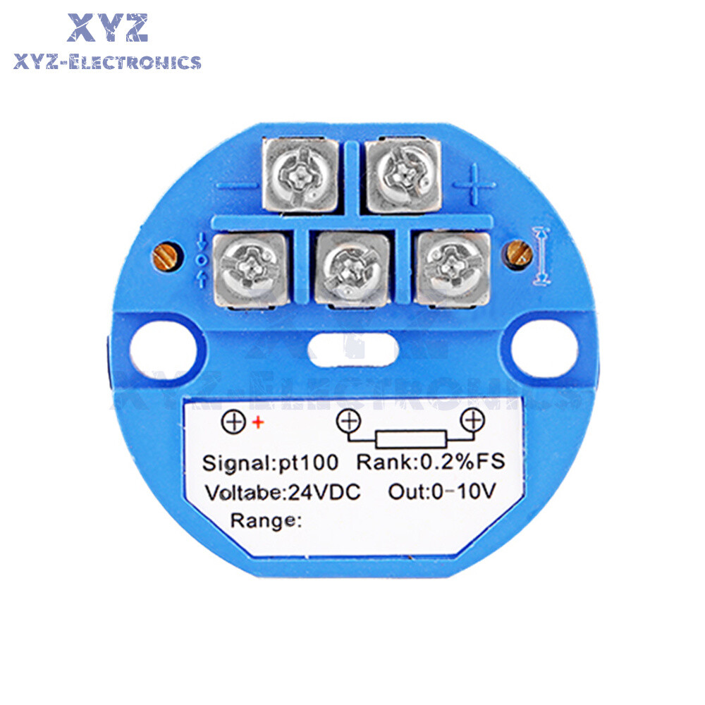 4-20MA 0-10V Temperature Sensor Transmitter Module PT100 Transmitter Module
