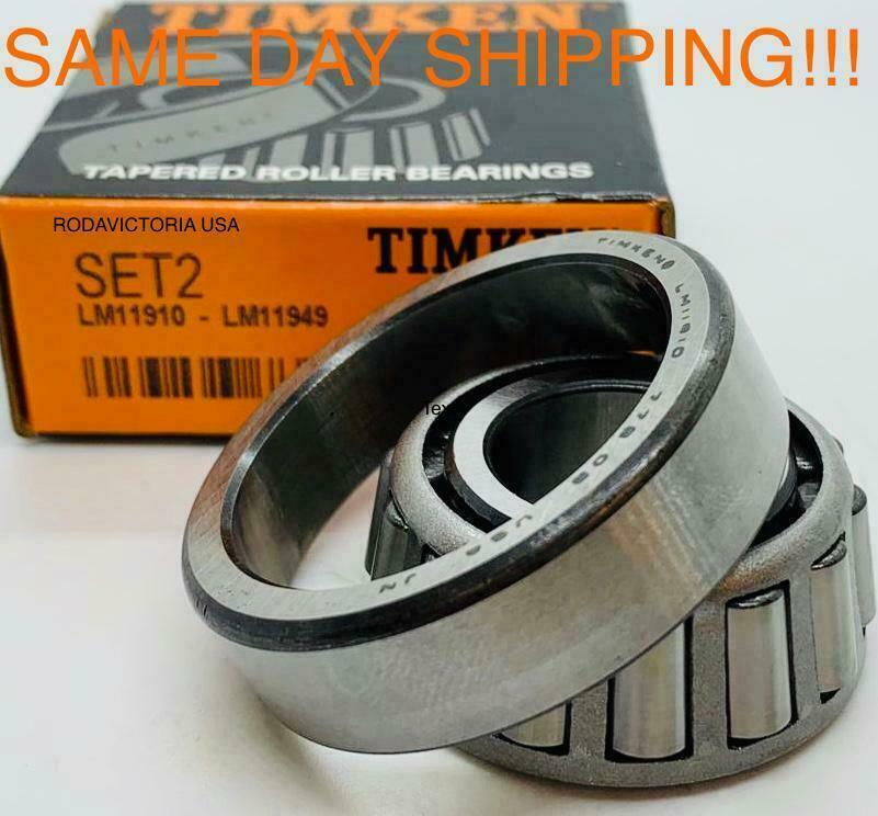 Timken USA Set2, Set 2 ( LM11949 & LM11910) A2 Cup & Cone SAME DAY SHIPPING!!!!