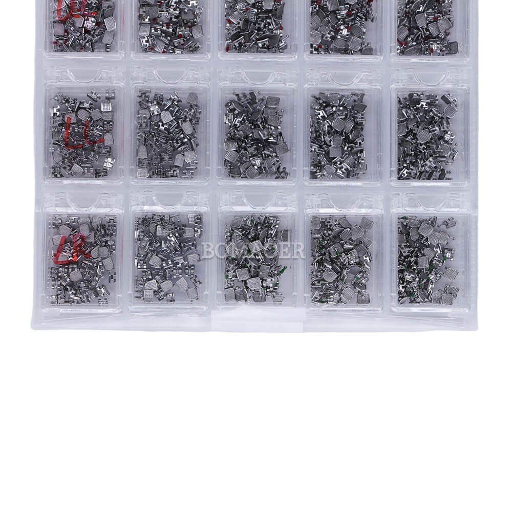 120 Pcs Dental Conical Screw Posts Kit, Assorted Stainless Steel Parallel Posts