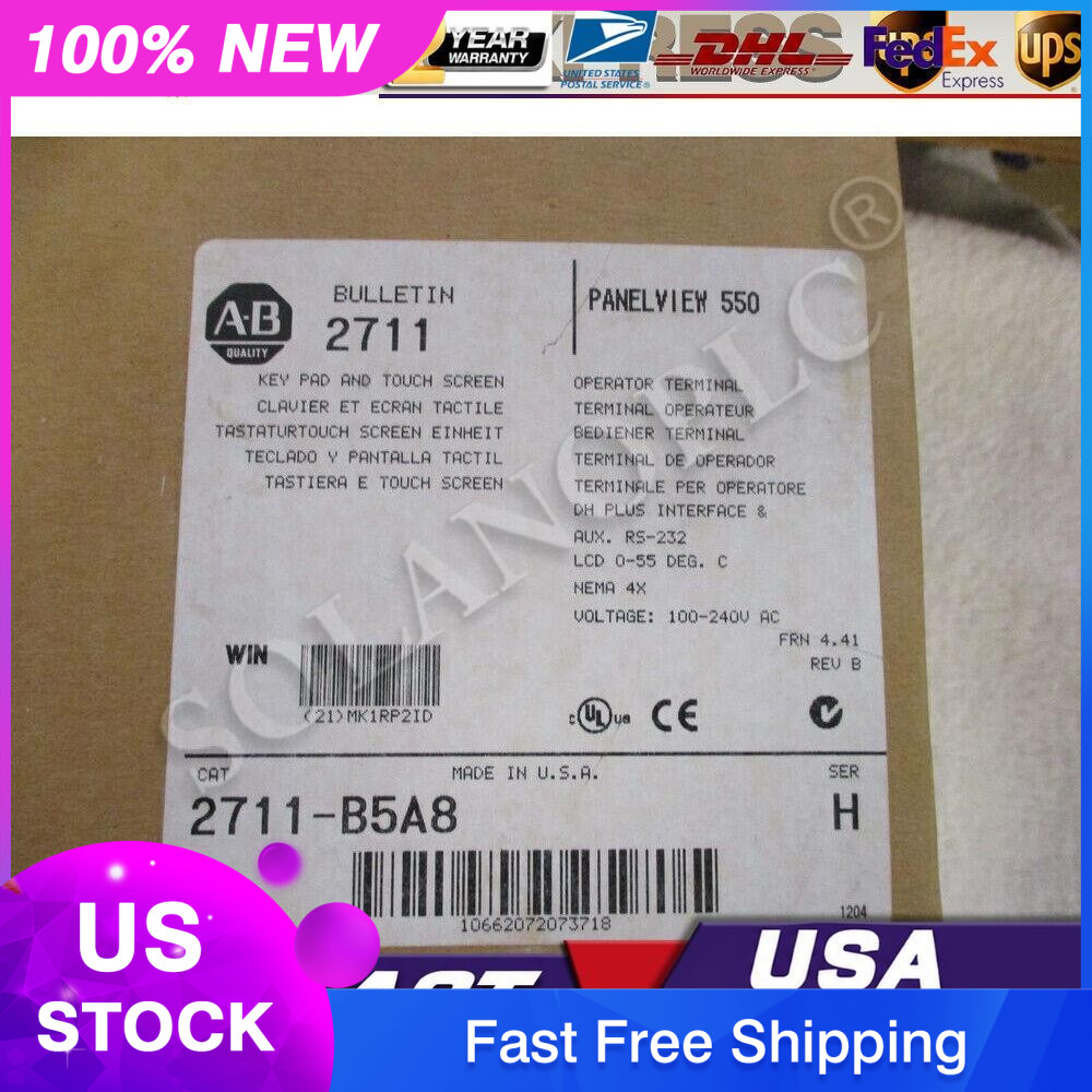 2711-B5A8 AB PanelView Standard Terminal 2711-B5A8 BRAND NEW FAST SHIPPING #CG