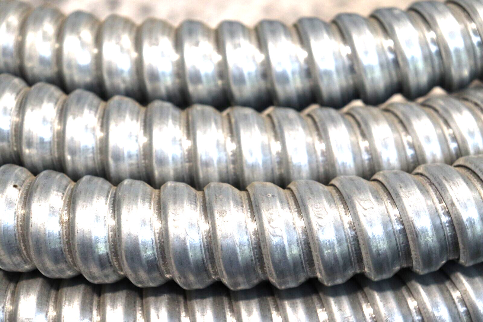 Aluminum Flexible Electrical Conduit, 1 inch in Diameter, Various Lengths