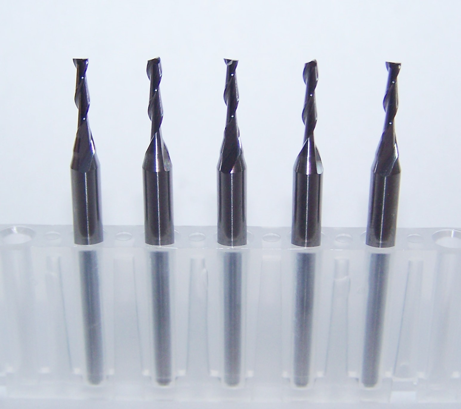 (5) – 1.60mm (.0630″) CARBIDE END MILLS, 2 FLUTE KYOCERA RBE-160